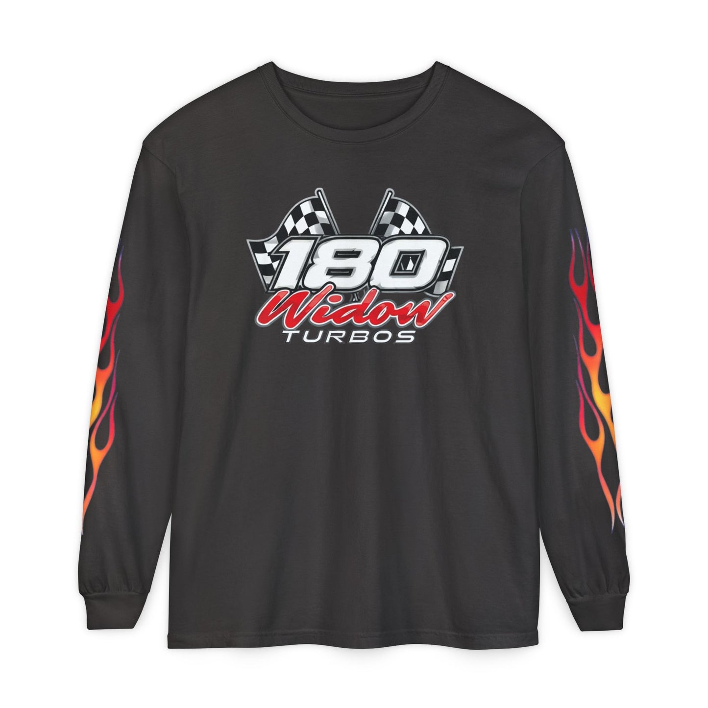 180 Widow Racing Flags Flame Tee