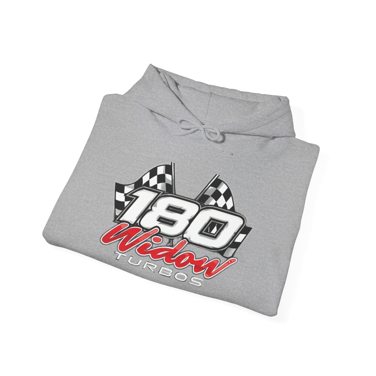 Racing 180 Widow Hoodie — Flame Sleeve Motorsport Pullover