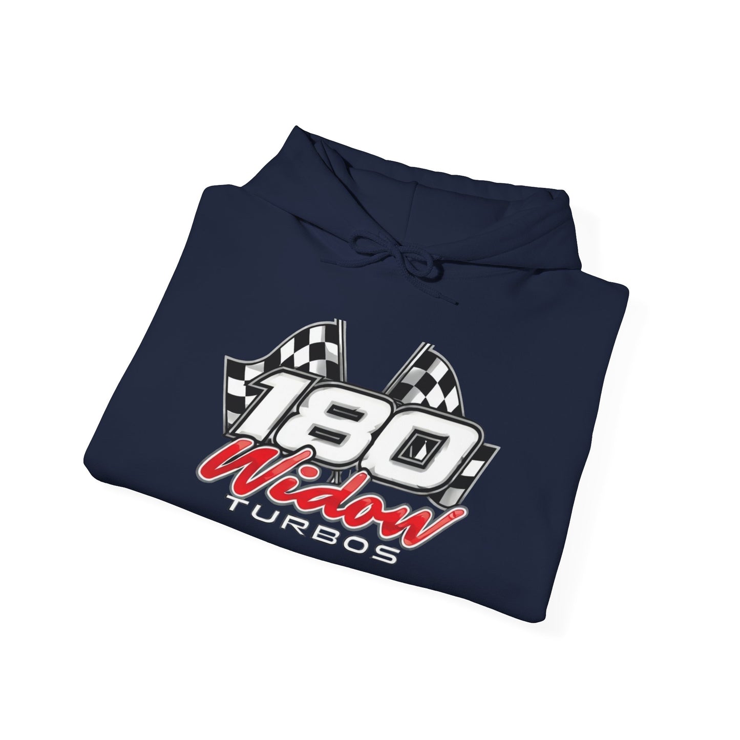 Racing 180 Widow Hoodie — Flame Sleeve Motorsport Pullover