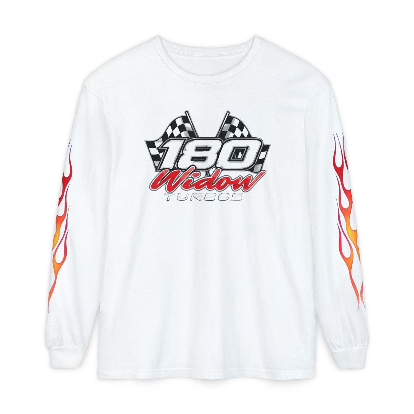 180 Widow Racing Flags Flame Tee