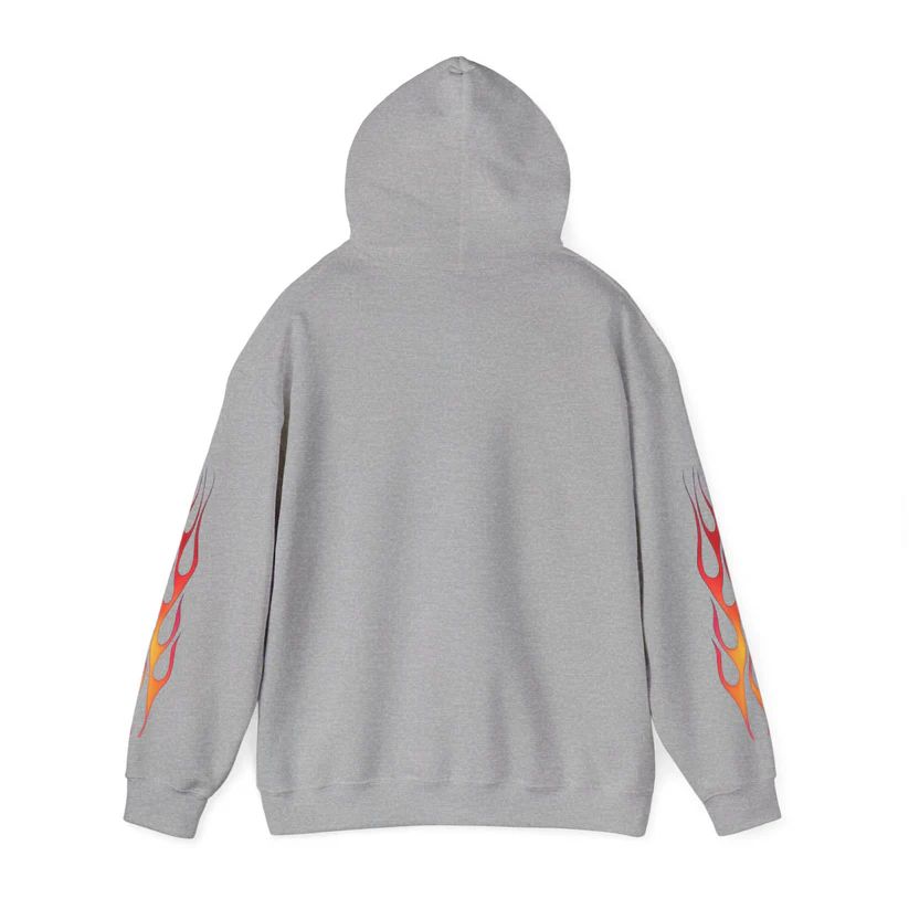 Racing 180 Widow Hoodie — Flame Sleeve Motorsport Pullover - Image 12