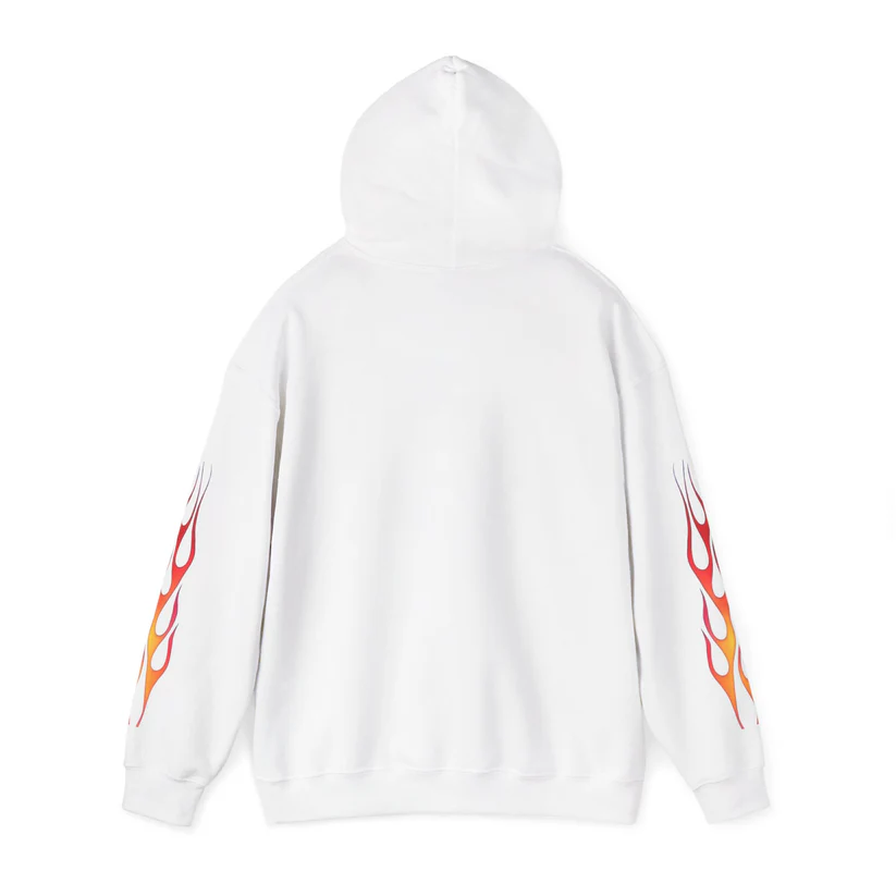 Racing 180 Widow Hoodie — Flame Sleeve Motorsport Pullover - Image 18